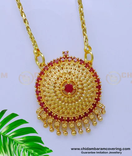 Gold pendant sale stone designs